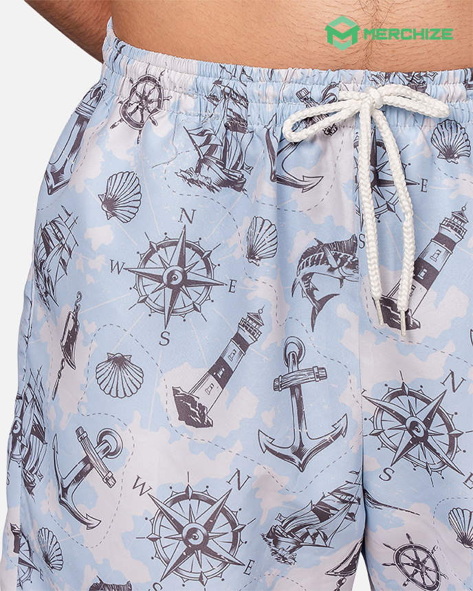 hawaiian printed shorts 