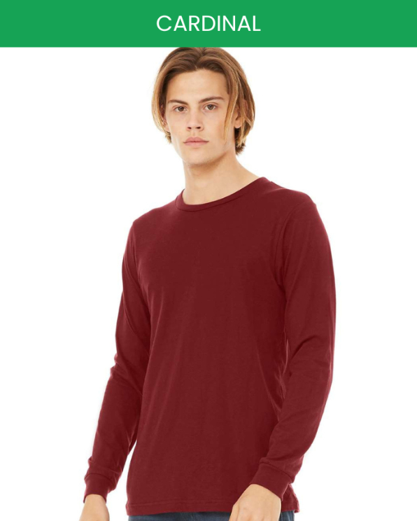 Unisex Jersey Long Sleeve Tee Bella Canvas 3501 (Made in US)