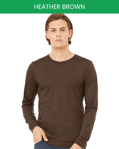 Unisex Jersey Long Sleeve Tee Bella Canvas 3501 (Made in US)