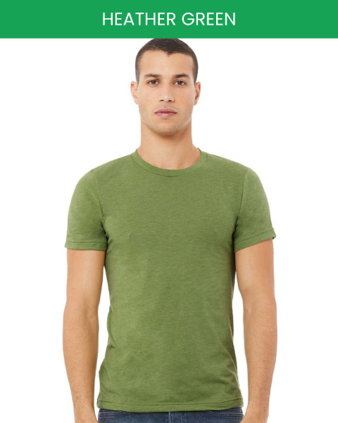Bella canvas 3001 heather green