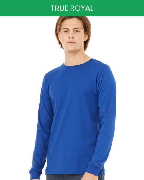 Unisex Jersey Long Sleeve Tee Bella Canvas 3501 (Made in US)