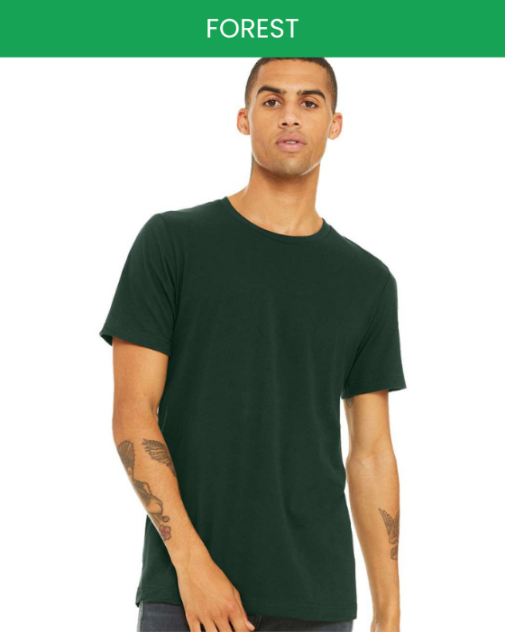 Bella canvas 3001 forest 