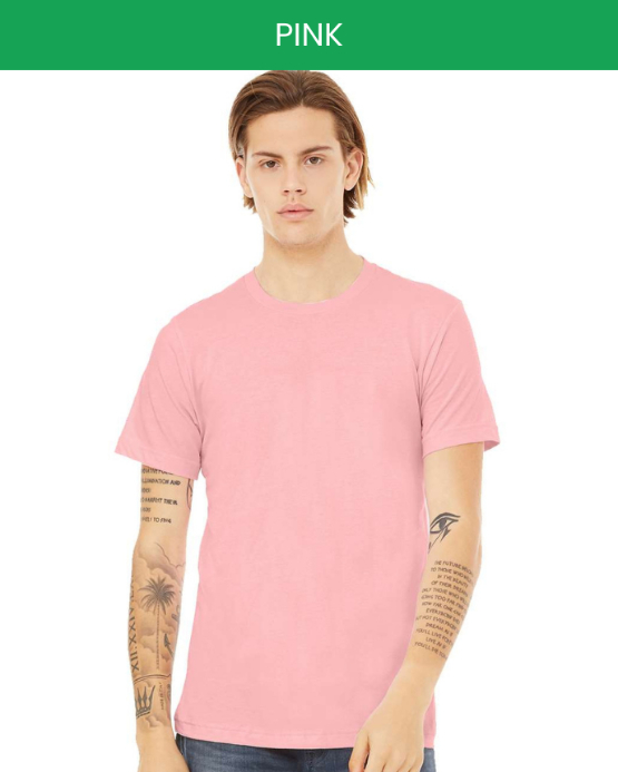 Bella canvas 3001 pink
