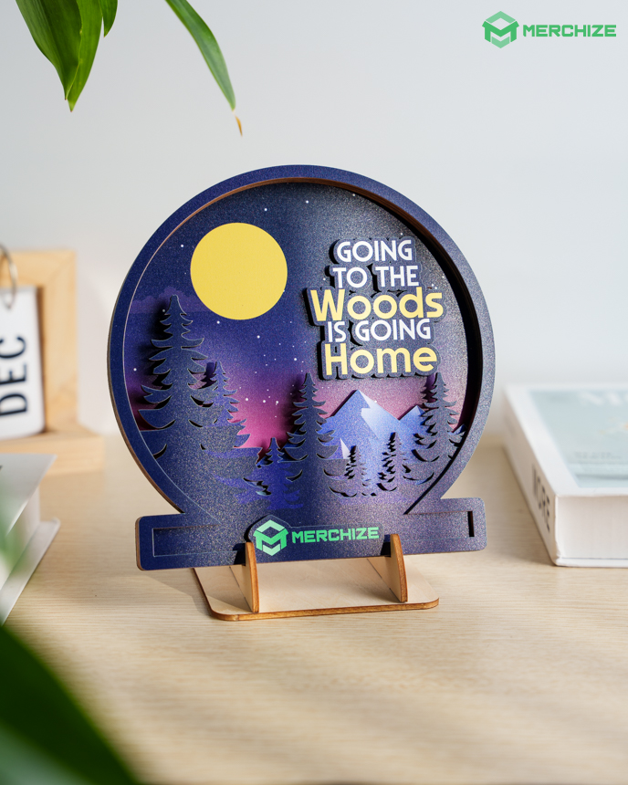 Custom Shape 4-layer Wood Sign