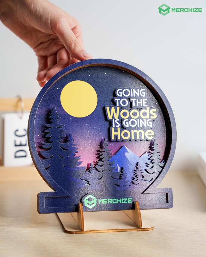 Custom Shape 4-layer Wood Sign