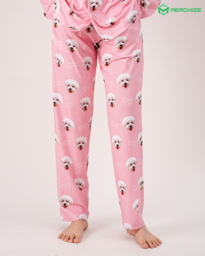 All-over Print Pajamas Set