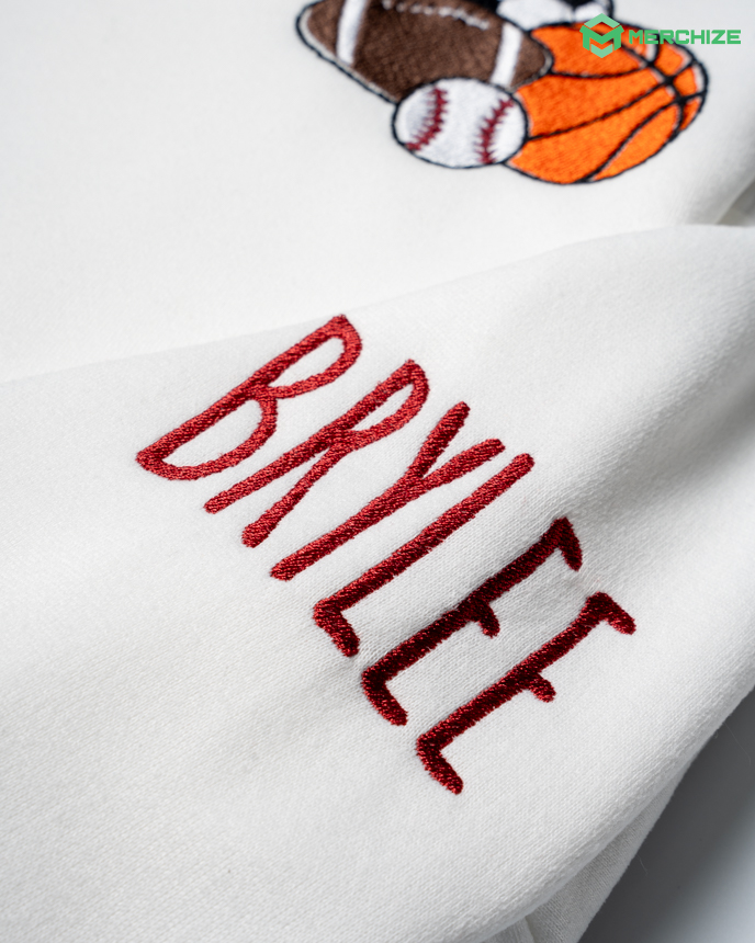 Embroidered Lightweight Classic Unisex Sweatshirt