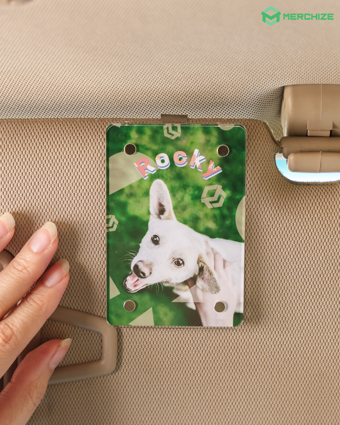 custom visor clip