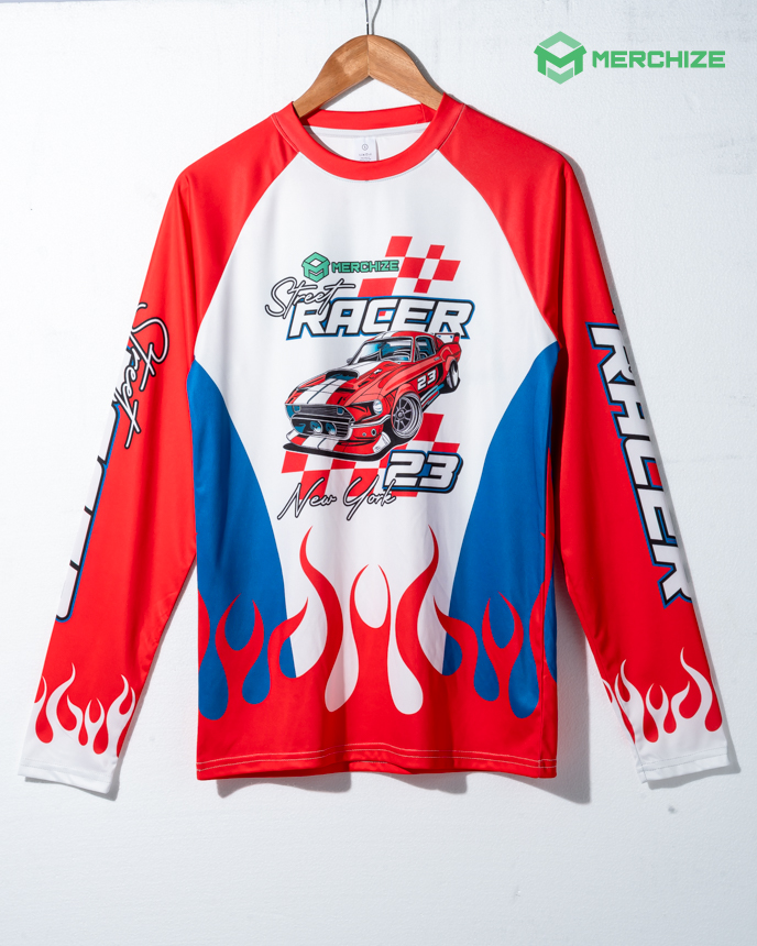 All-over Print Long Sleeve Raglan