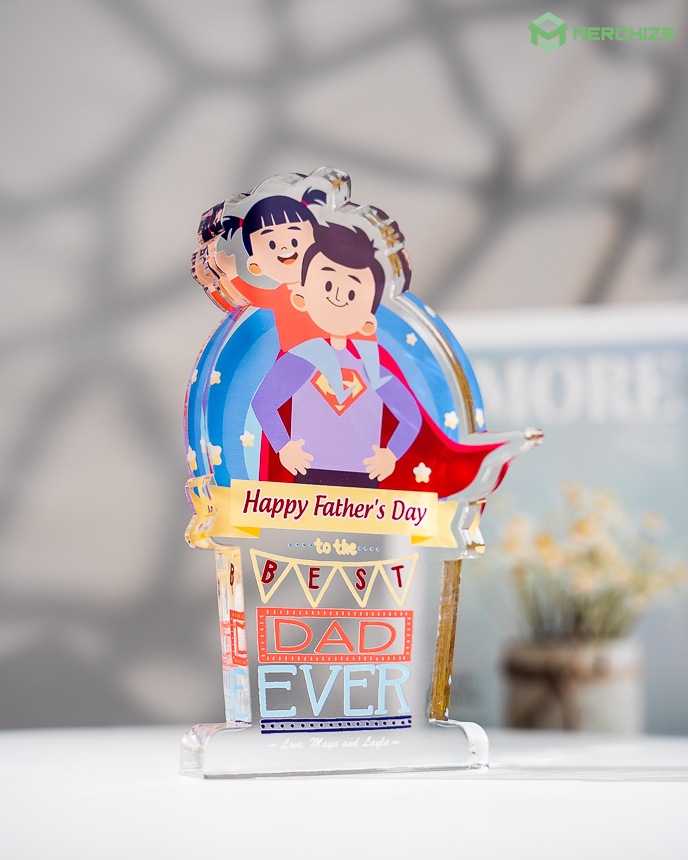 Acrylic Plaque (without stand) 0.6 IN