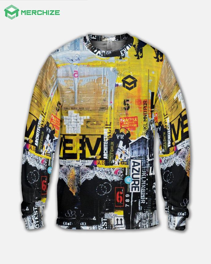 All-over Print Long Sleeve Shirt (Made In China)