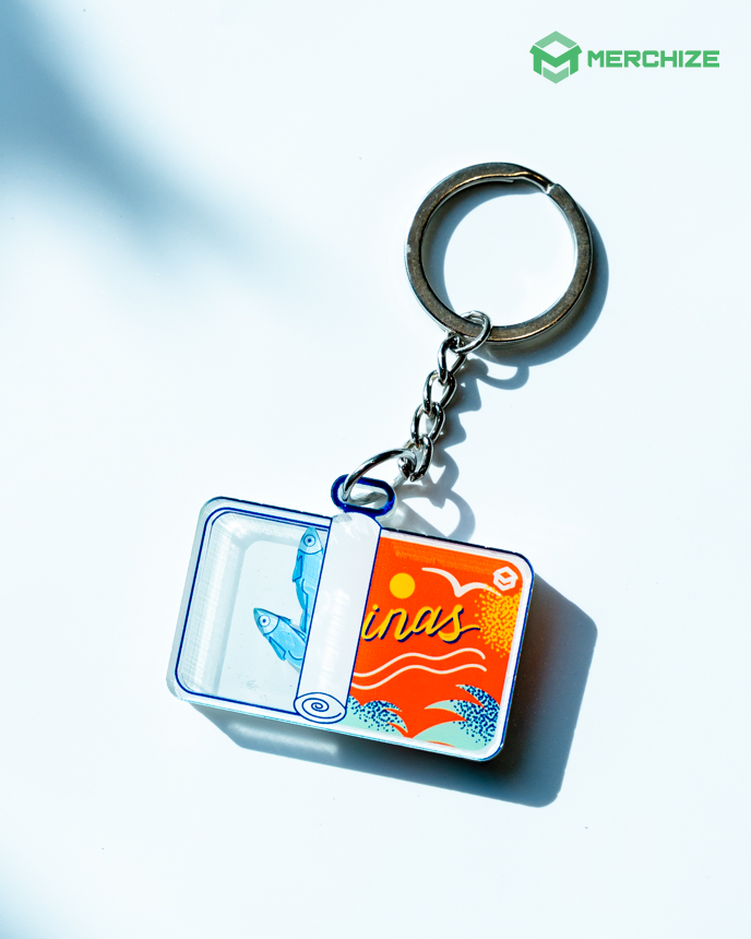 custom shaker keychain