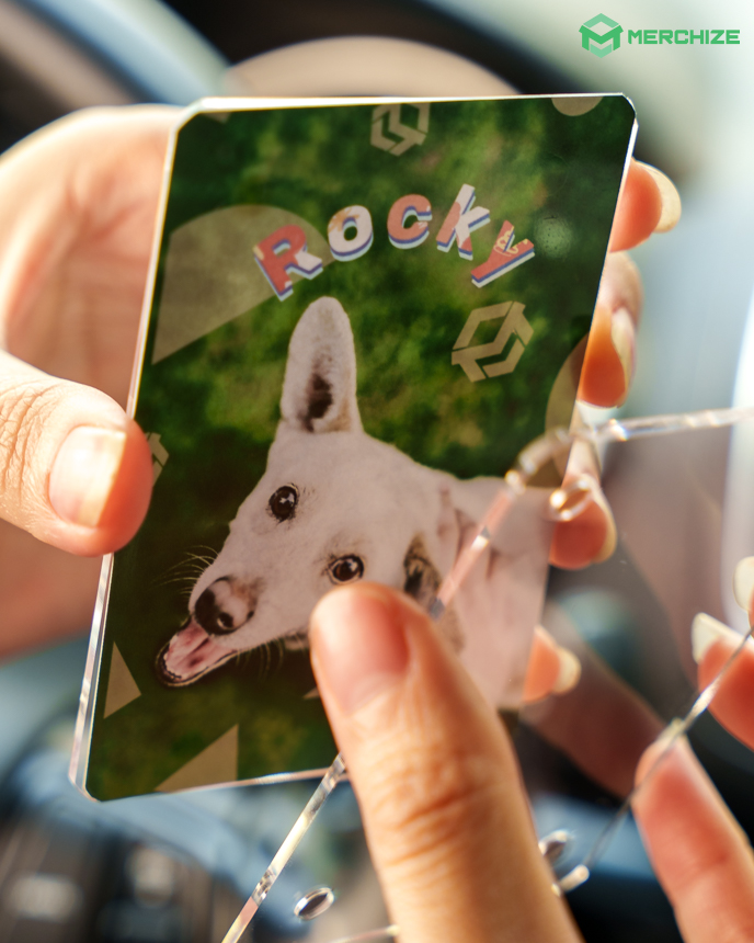personalized visor clip