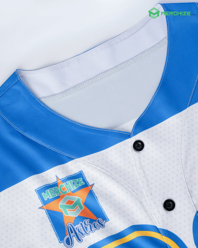 All-over Print Simple Baseball Jersey Without Piping