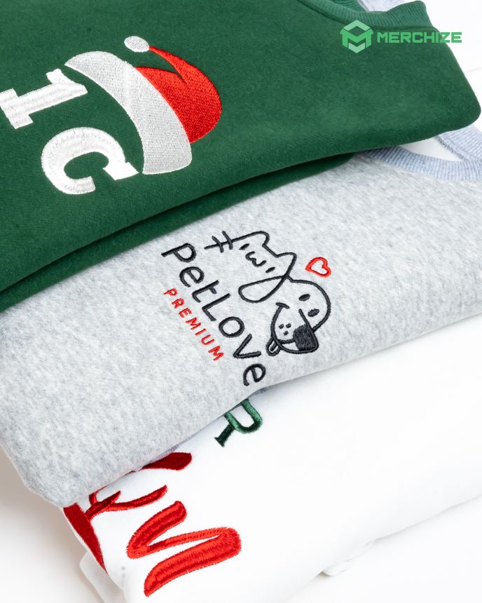 Embroidered Classic Unisex Sweatshirt