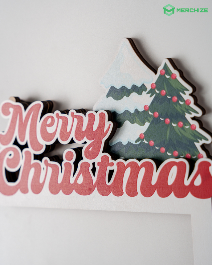 Custom Shape Wooden Corner Sign