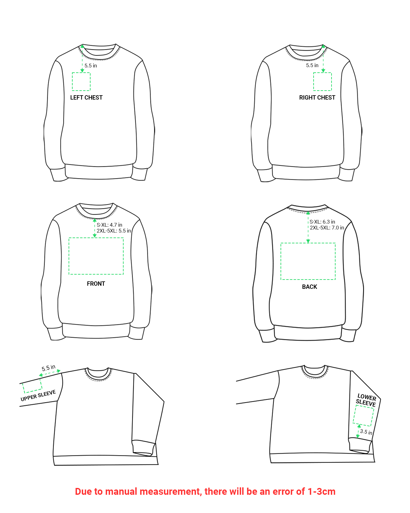 Embroidered Lightweight Classic Unisex Sweatshirt