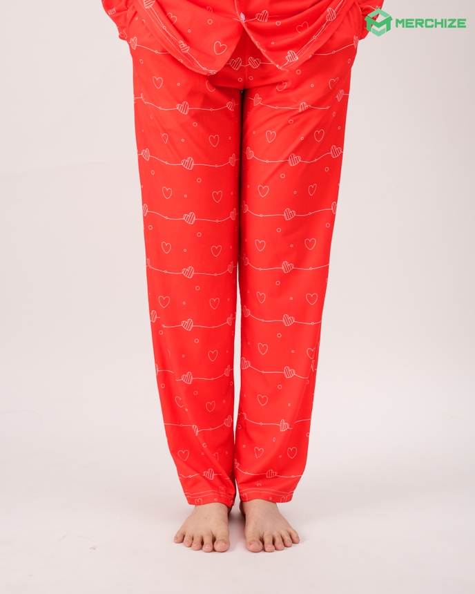 All-over Print Pajamas Set