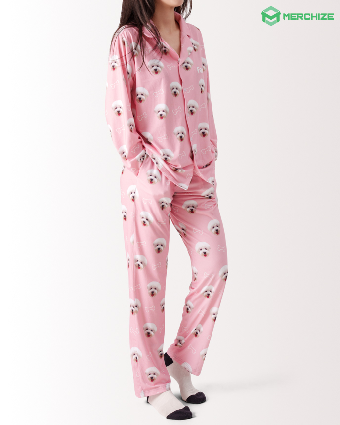 All-over Print Pajamas Set