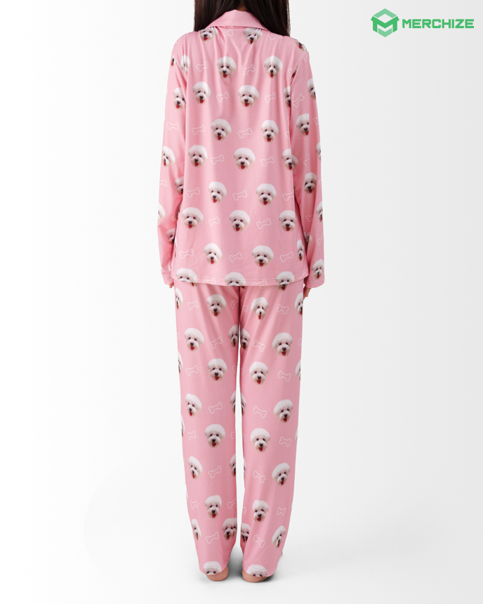 All-over Print Pajamas Set