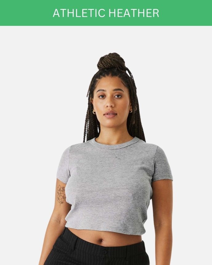 Women's Micro Rib Baby Tee Bella Canvas 1010  (Made in US)