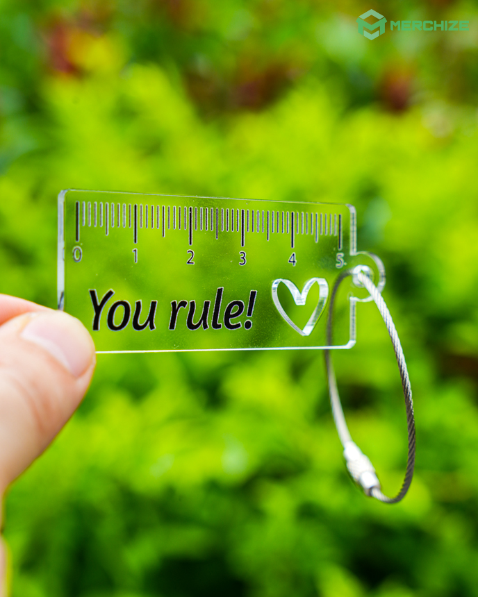 Custom Shape Clear Acrylic Tag