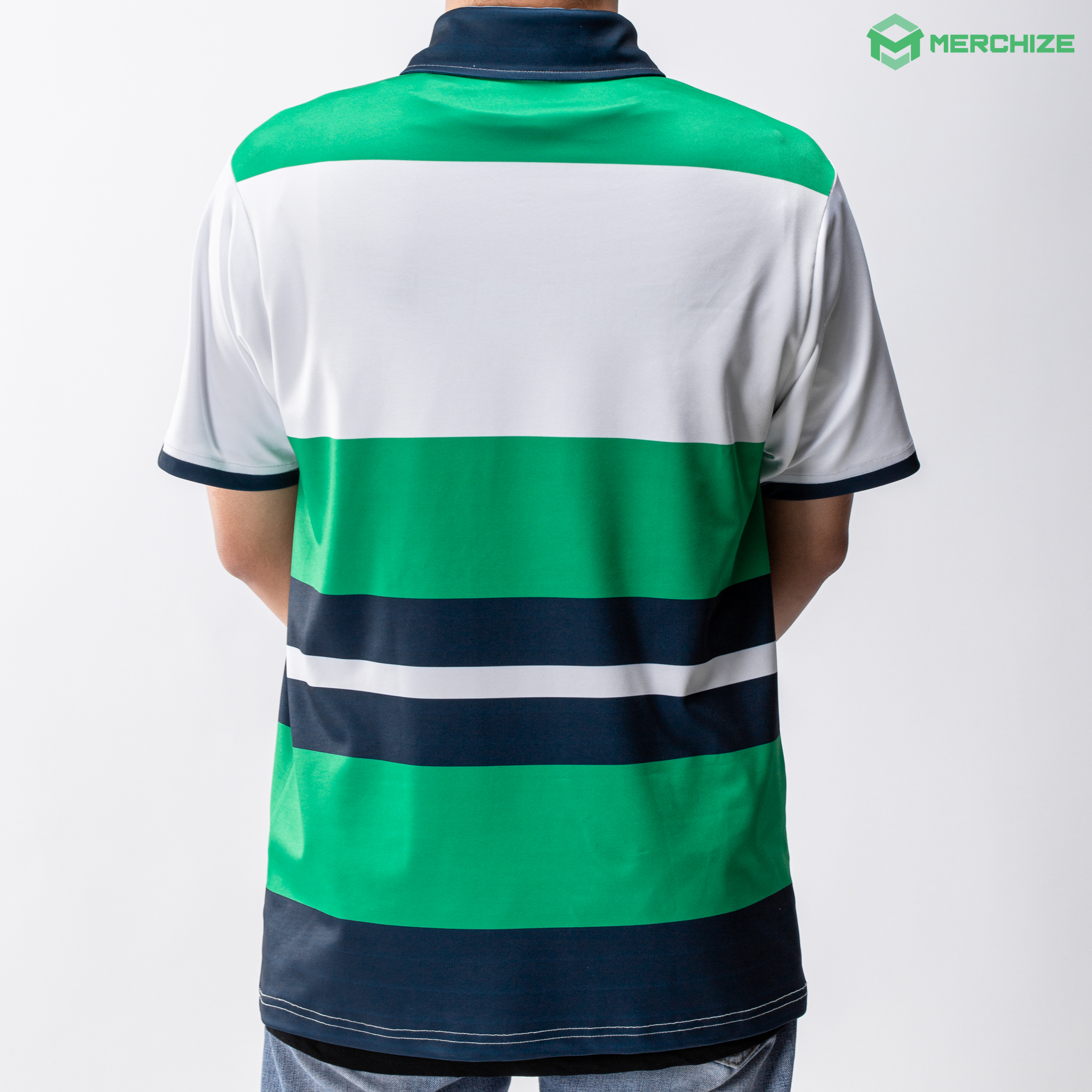all over pattern polo shirt