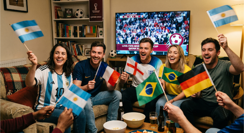 flag and banner world cup merch product