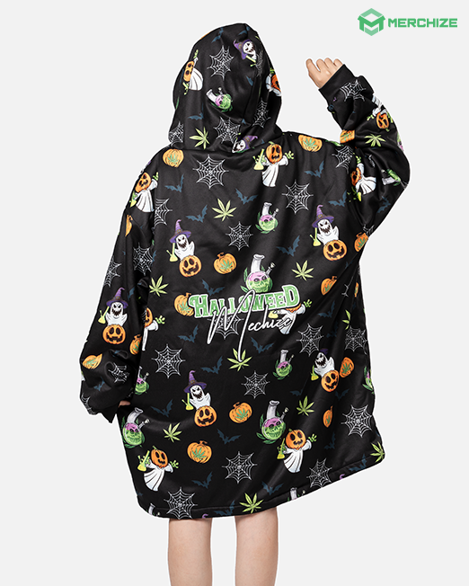 Custom oversized hoodie blanket
