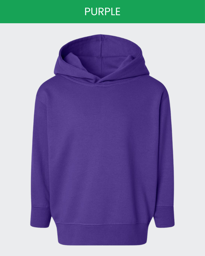 Toddler Pullover Fleece Hoodie  Rabbit Skins 3326 (Made in US)