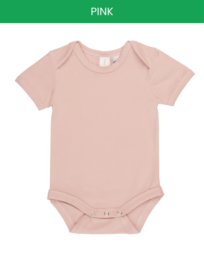 Baby Short Sleeve Bodysuit (Made In AU)