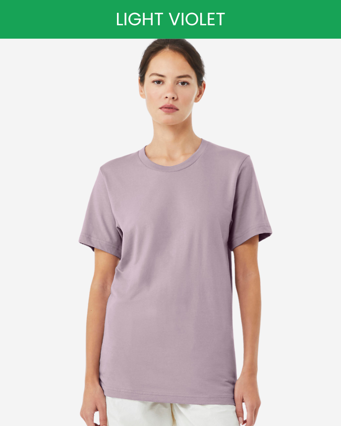 Bella canvas 3001 light violet