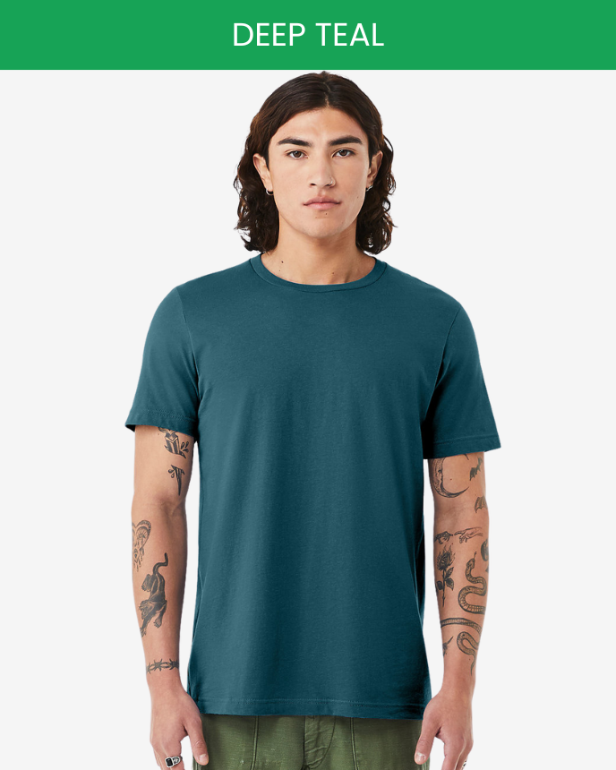 Bella canvas 3001 deep teal