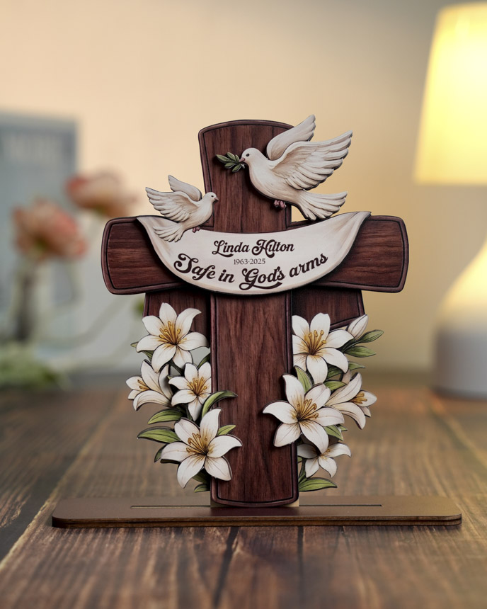 Custom Shape Wood Stand