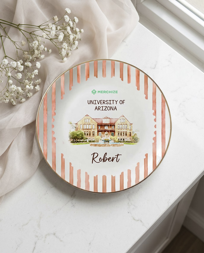 Fully Printed Ceramic Jewelry Dish (Made in US) 