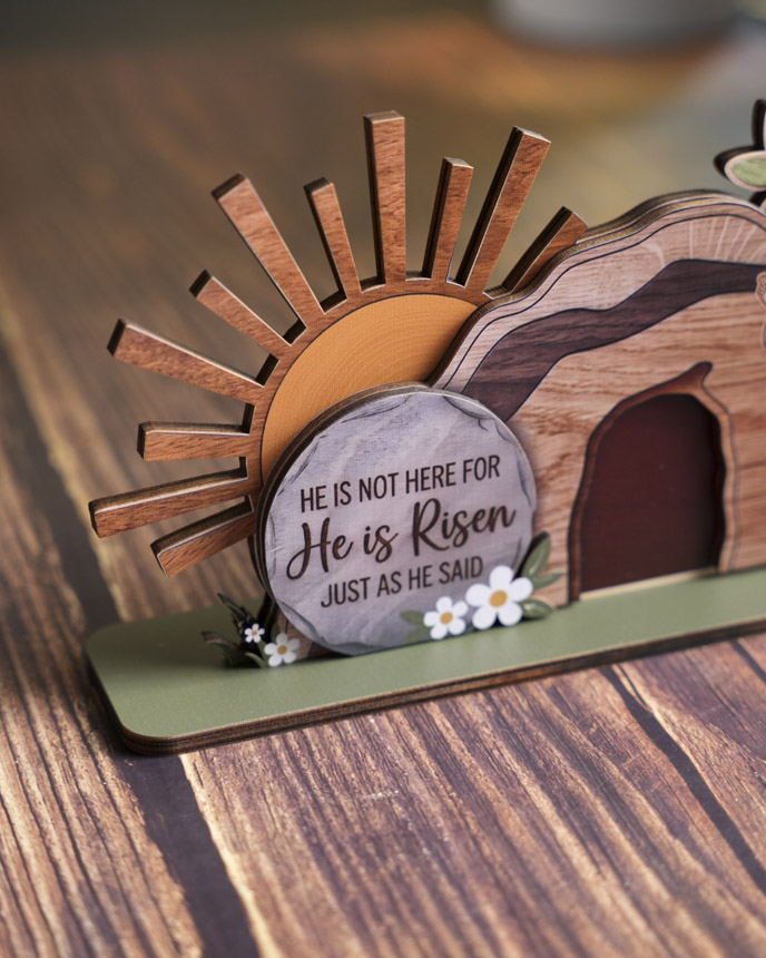 Custom Shape Wood Stand