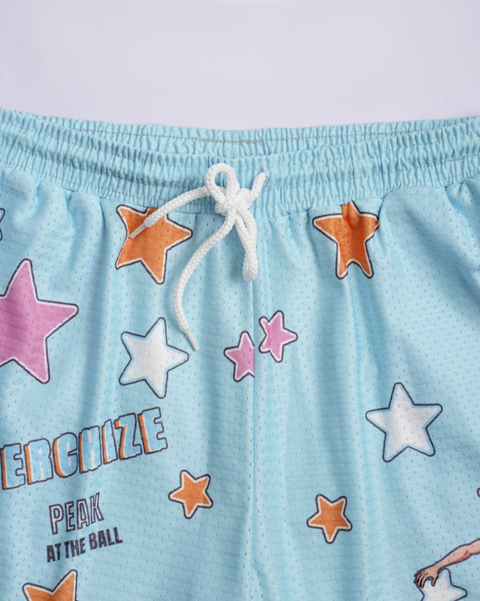 All-over Print Mesh Sports Shorts