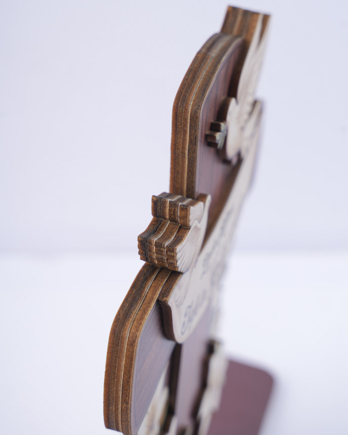 Custom Shape Wood Stand