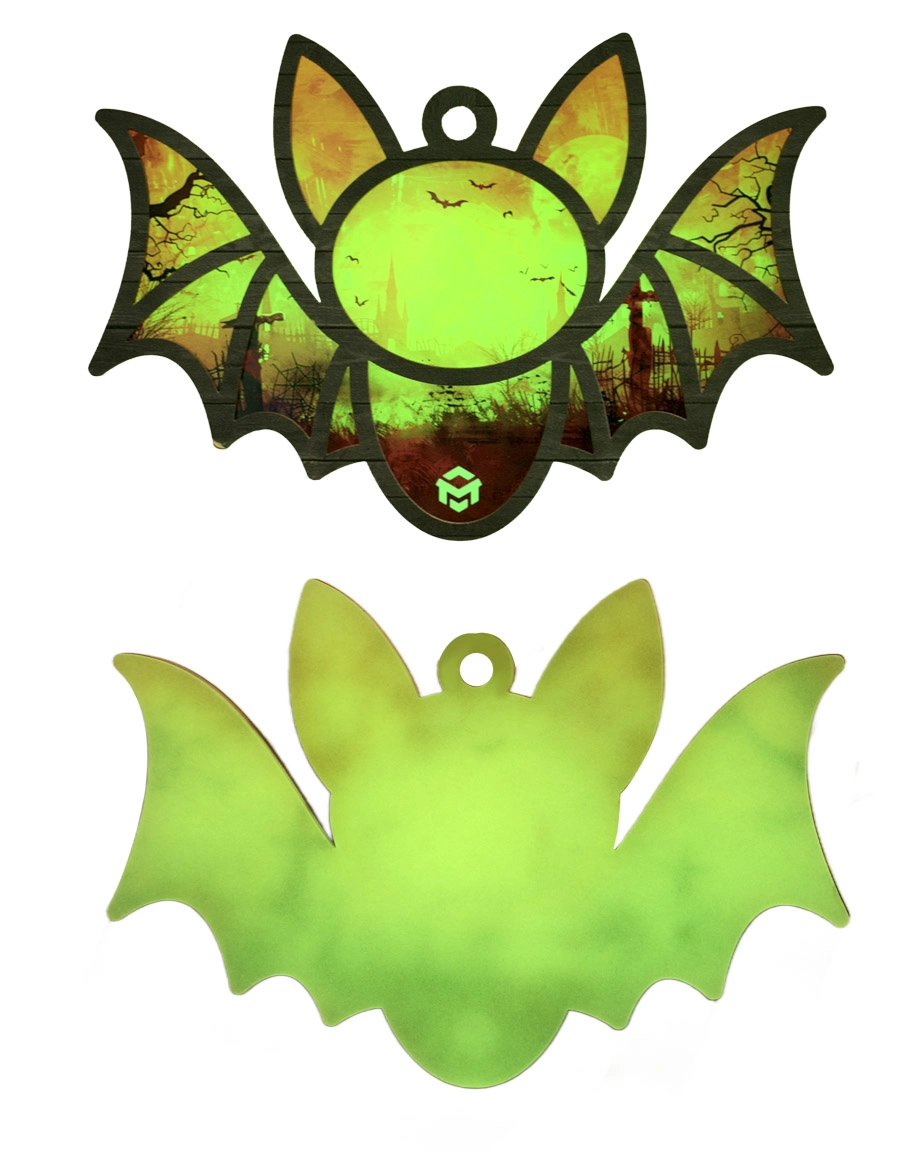  custom shape luminous suncatcher ornaments