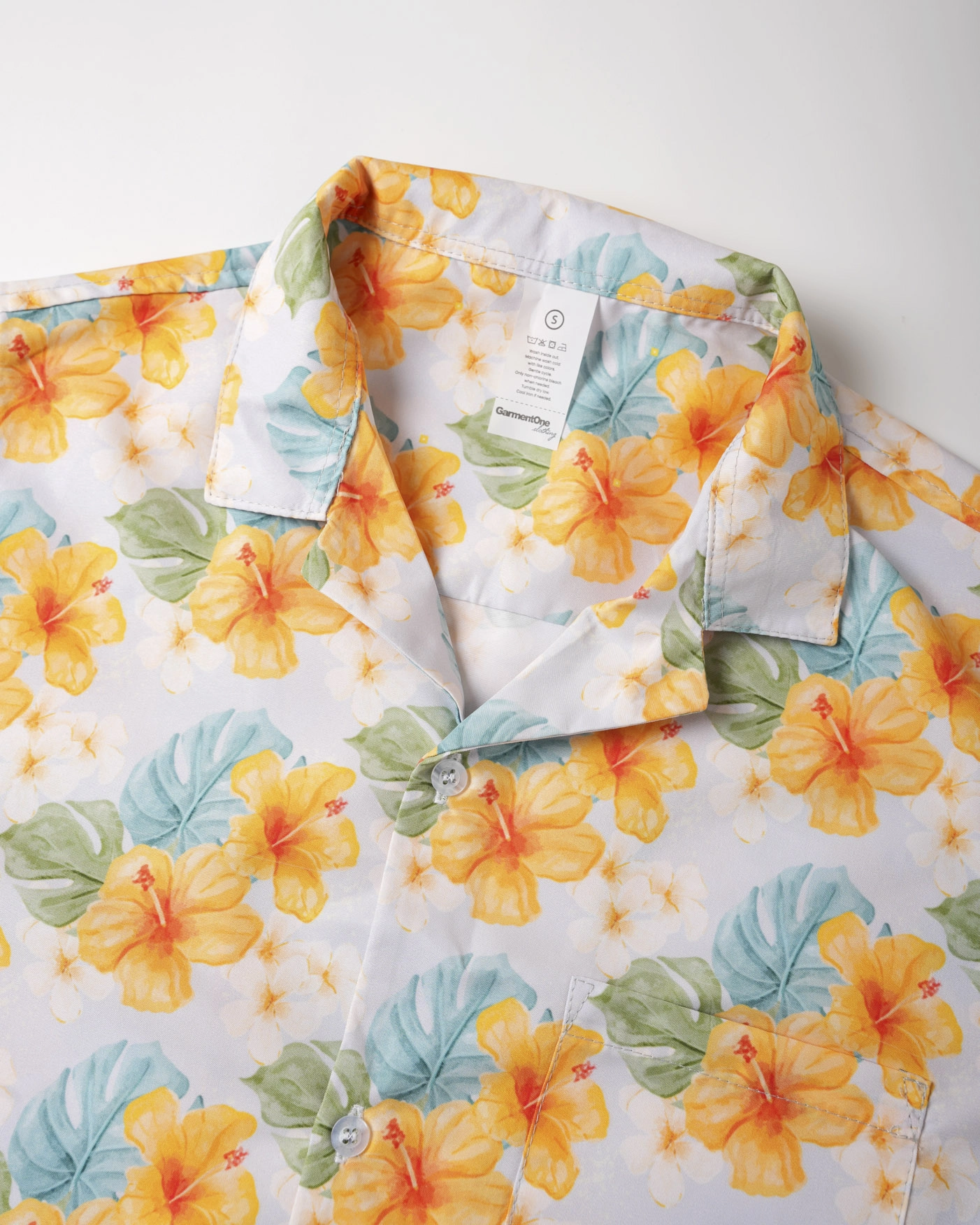 All-over Print Women's Crop Hawaiian Shirt