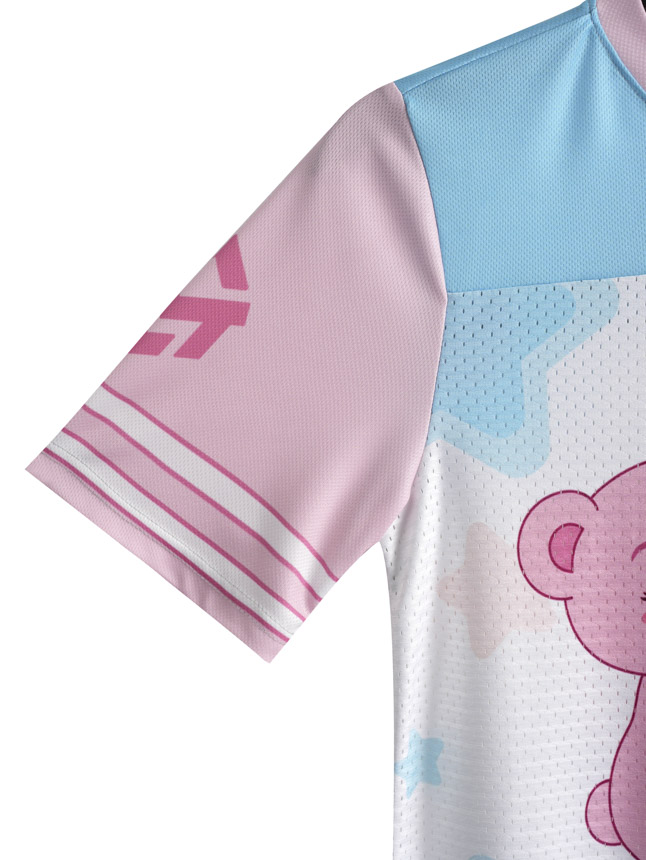 All-over Print Kid Hybrid Mesh Football Jersey