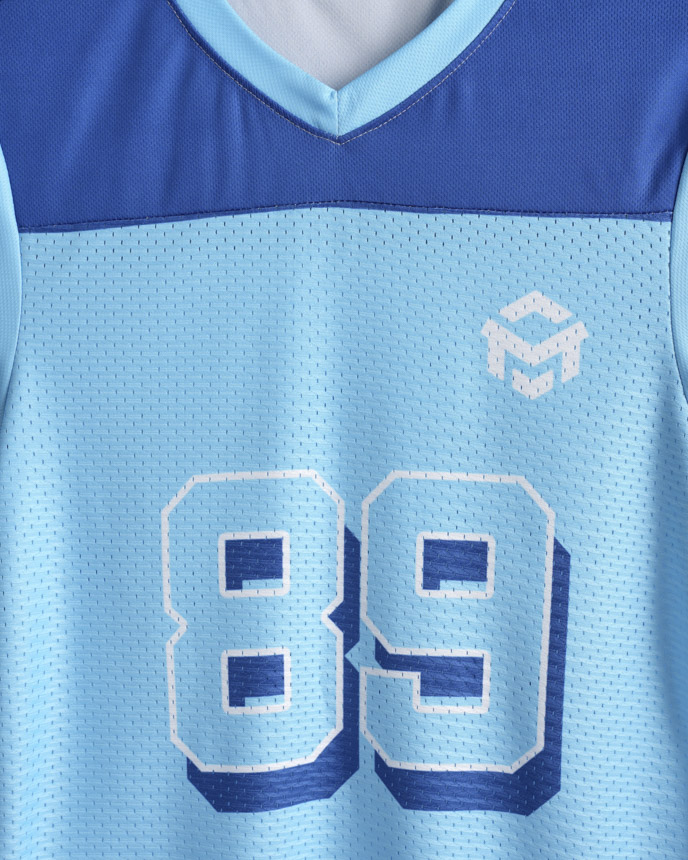 All-over Print Youth Hybrid Mesh Football Jersey