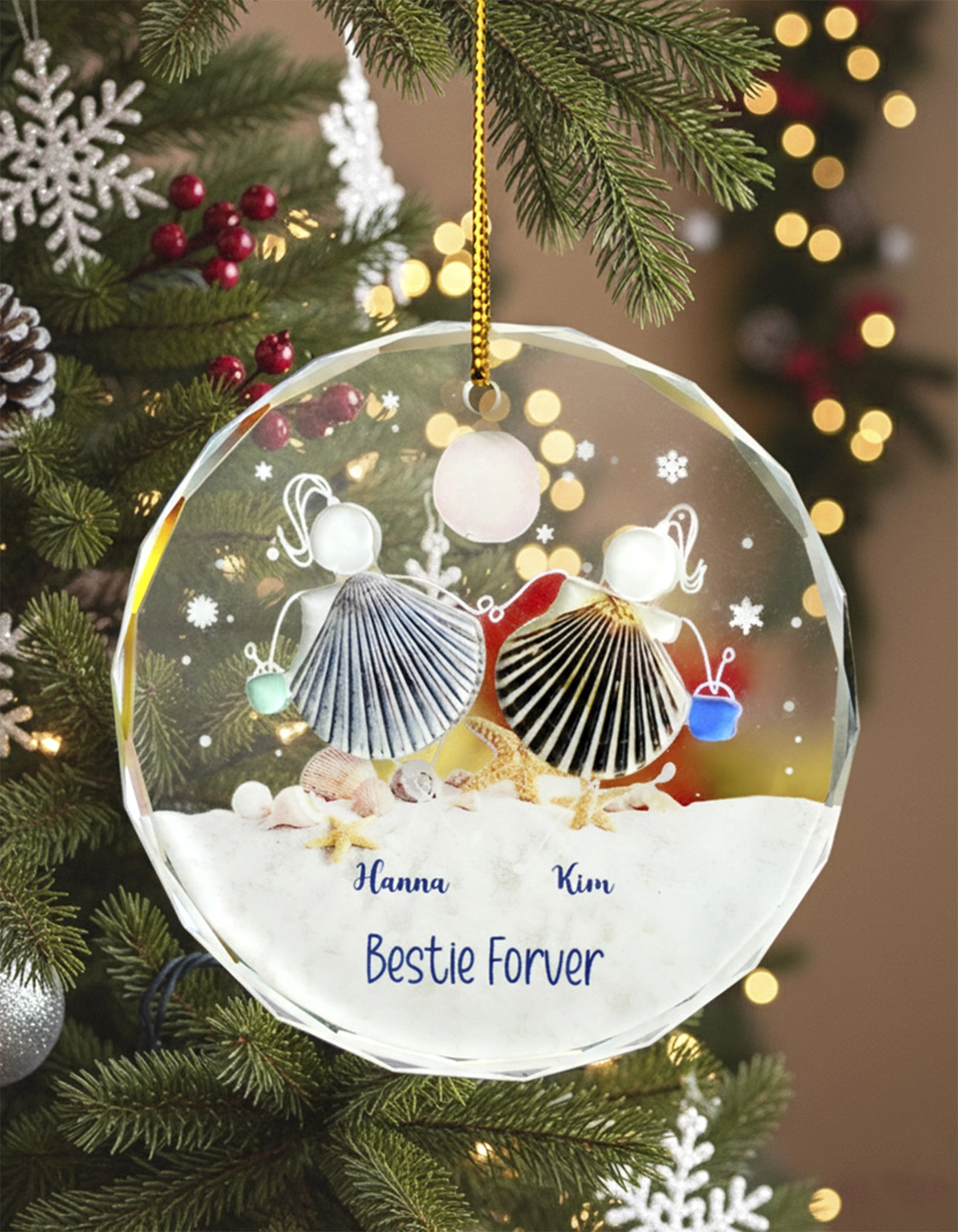 Glass and Acrylic Ornament