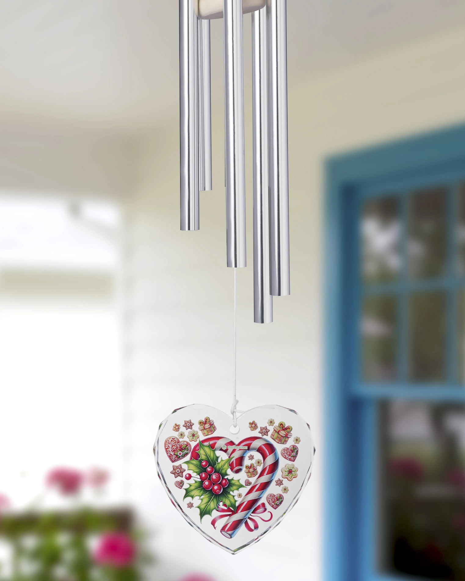 Glass Ornament Wind Chime