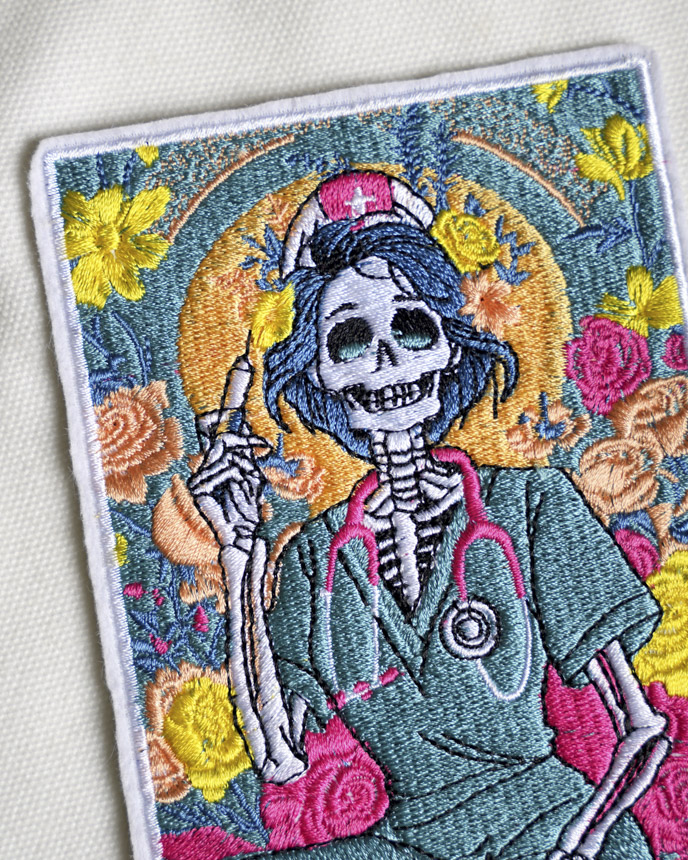 Custom Shape Embroidered Patch