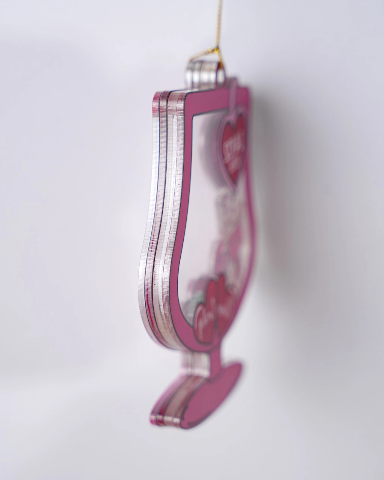 4-Layer Hologram Shaker Ornament