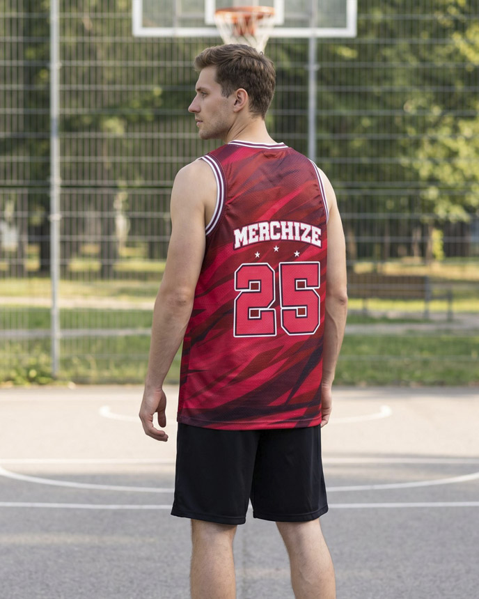 All-over Print Mesh Tank Top