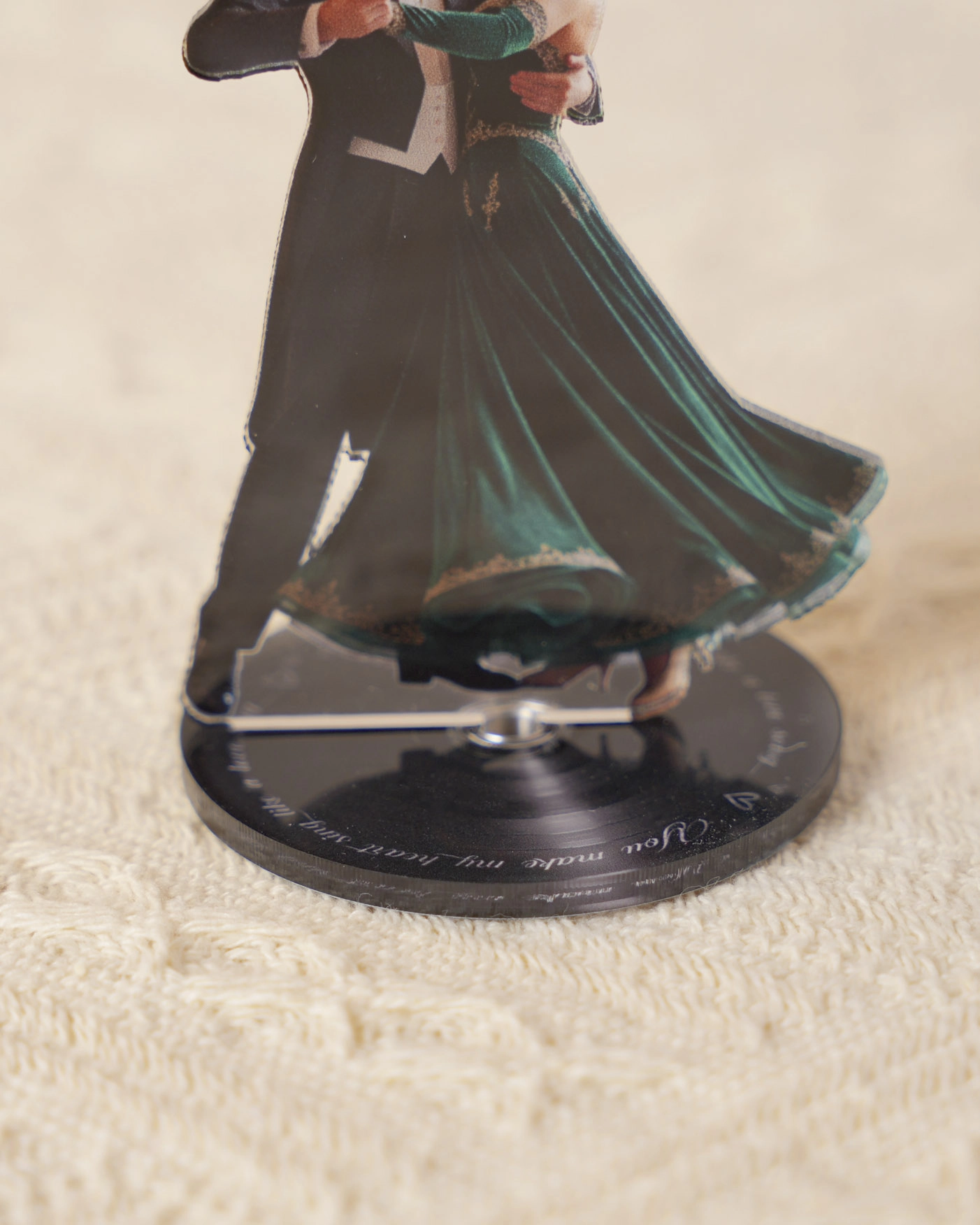 Custom Shape Acrylic Spinning Standee