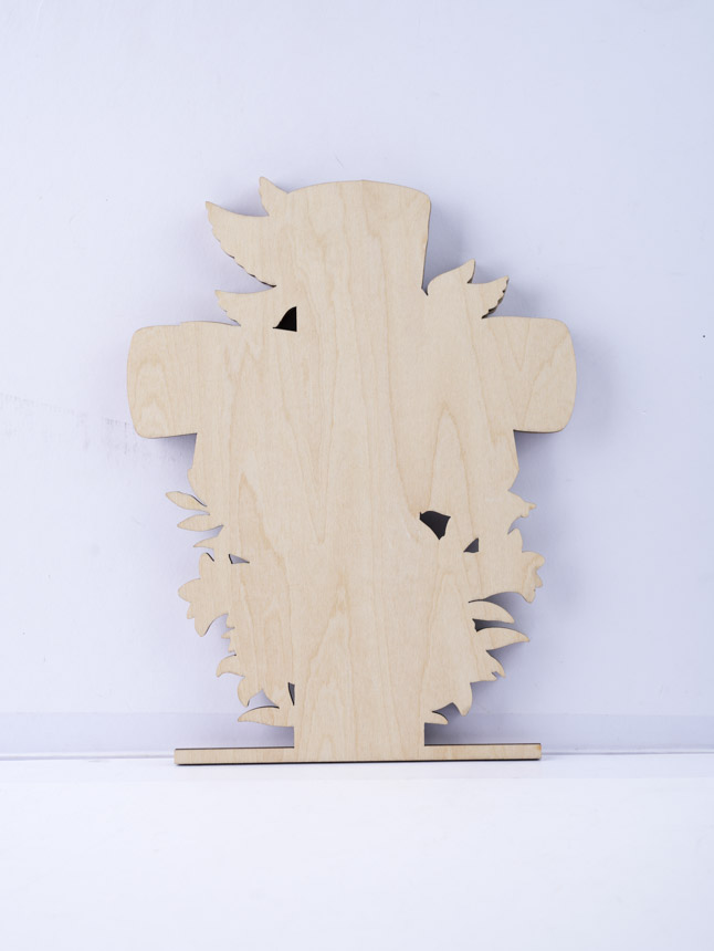 Custom Shape Wood Stand