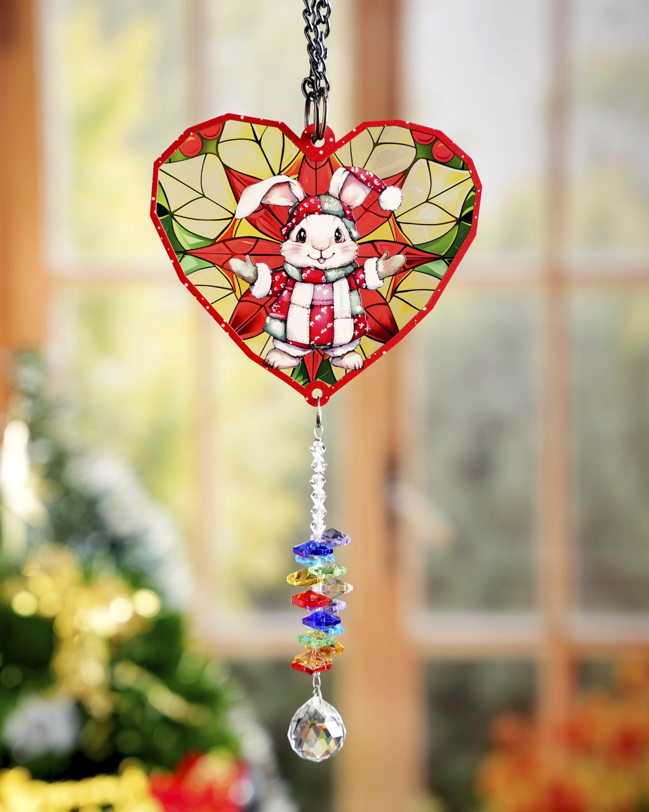 Personalized Window Hanging Suncatcher Ornament
